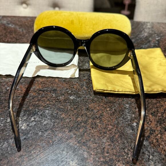 Gucci Round-frame Acetate Sunglasses - Picture 8 of 16